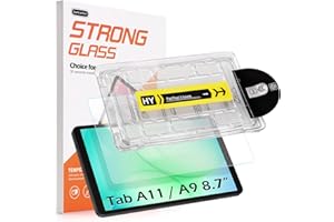Hianjoo Screen Protector Compatible with Samsung Galaxy Tab A11/ Tab A9 8.7", Tempered Glass with Install Tray [HD Clarity] [