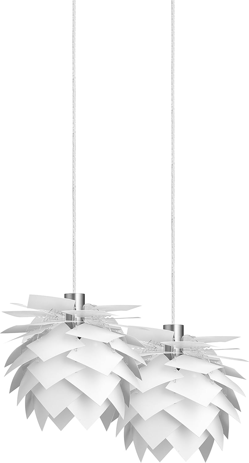 Dyberg Larsen PineApple XS G9 Hanging Pendant Set, 18 cm Diameter, White