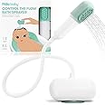 Frida Baby Control the Flow Bathtub Sprayer Attachment for Baby Bathtub, Baby Bath Shower Head with Scalp Massager, Control W