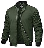 TACVASEN Jackets for Men Bomber Jacket Lighweight
