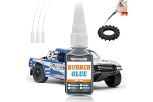 Nexkayee Rubber Glue, Fast-Drying Adhesive for Tires, Black Superglue, 30g (Pack of 1)