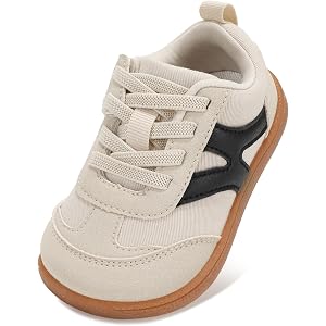 Toddler/Baby Wide Barefoot Shoes | Boys/Girls Fashion Sneakers | Wide Toe Box Design | Zero-Drop Healthy Sole | Healthy Foot