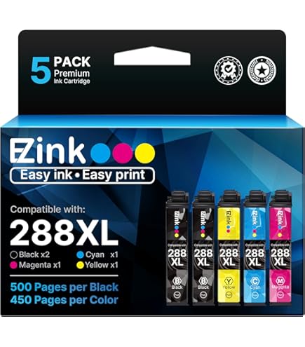 EPSON 288 インクカートリッジ　6本 Epson 288 Ink