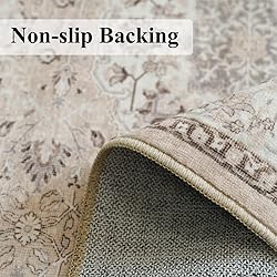 Washable 3x12 Hallway Runner Rug: Vintage Non Slip