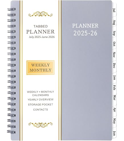 thumbnail image 2 of 2025 2026 Planner Planner 2025 2026 Weekly And Monthly Tabs... 2 of 12