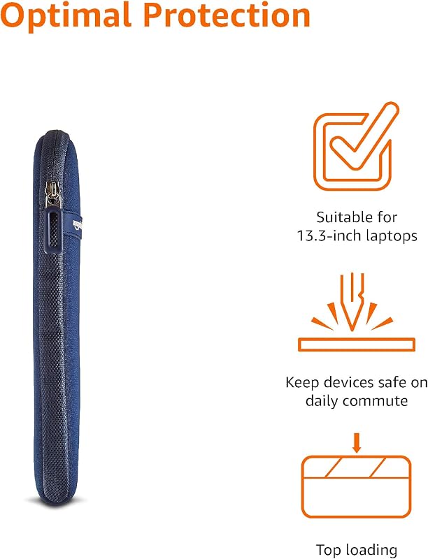 Laptop-Schutzhülle,13.3-Zoll, Marineblau