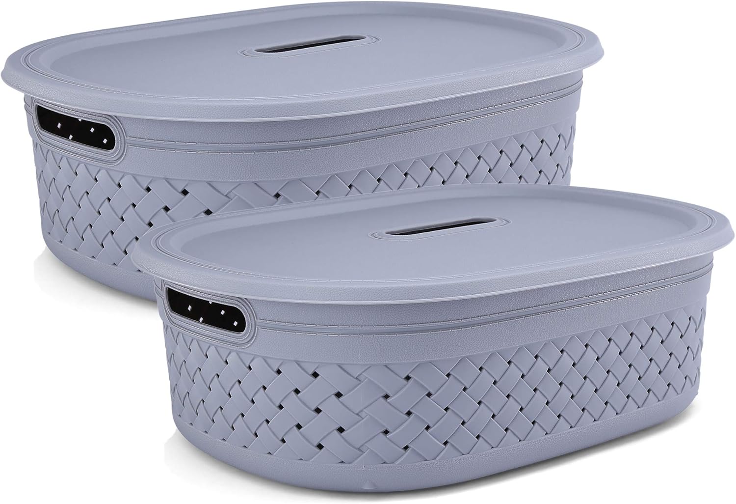 Kolorr Multipurpose Stitch Baskets Home / Kitchen Storage Basket Pack