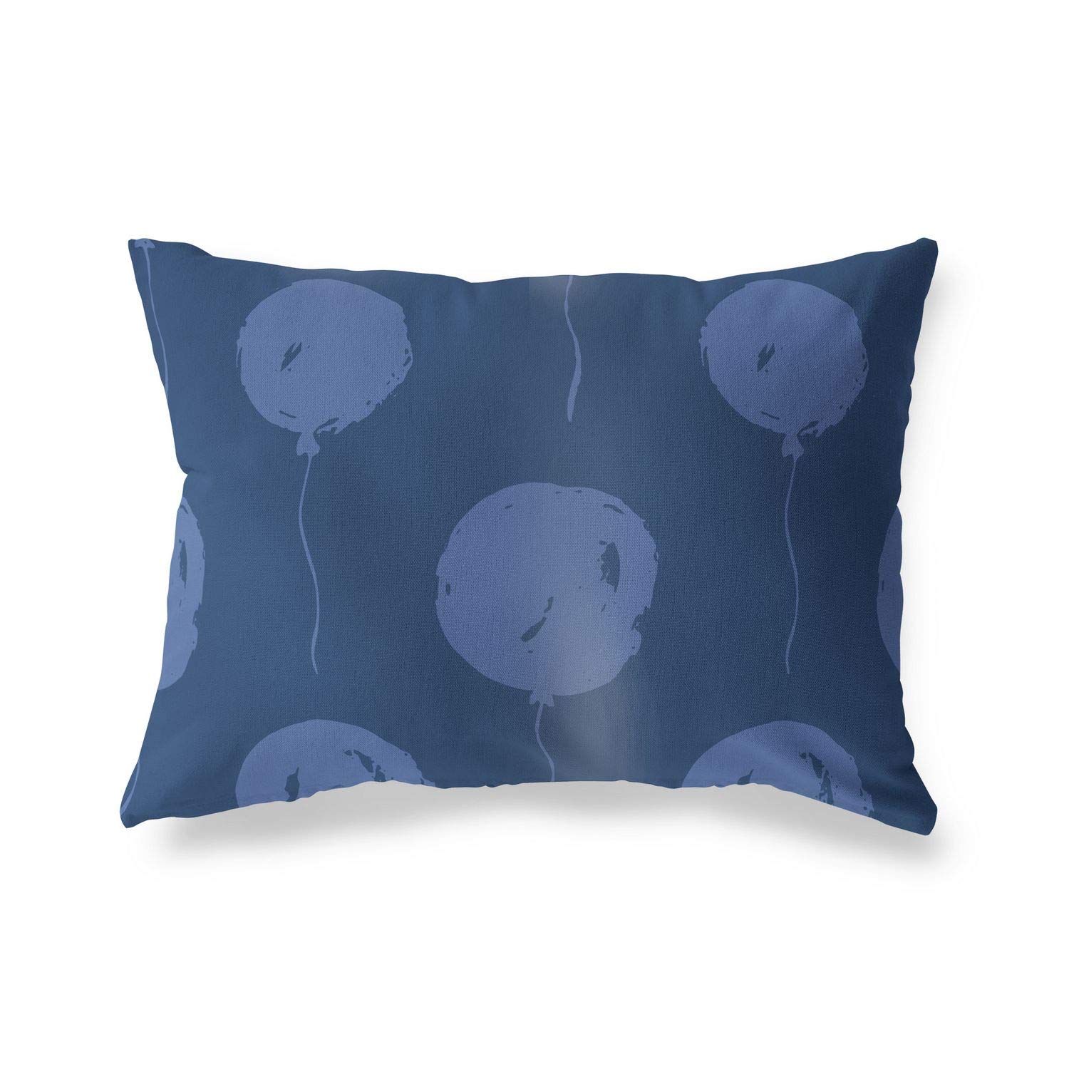 BonaMaison Decorative Cushion Cover, Blue Throw Pillow Covers, Home Decorative Pillowcases for Livingroom, Sofa, Bedroom, Size: 45X60 Cm - Designed and Manufactured in Turkey