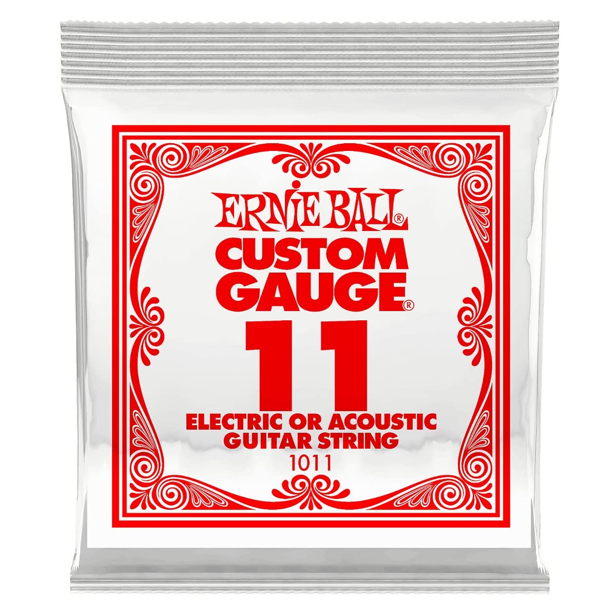 Ernie Ball Plain Gauge 11 Set of 6