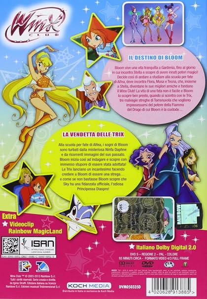 Amazoncom Winx Film Tv 01 Dvd Italian Import
