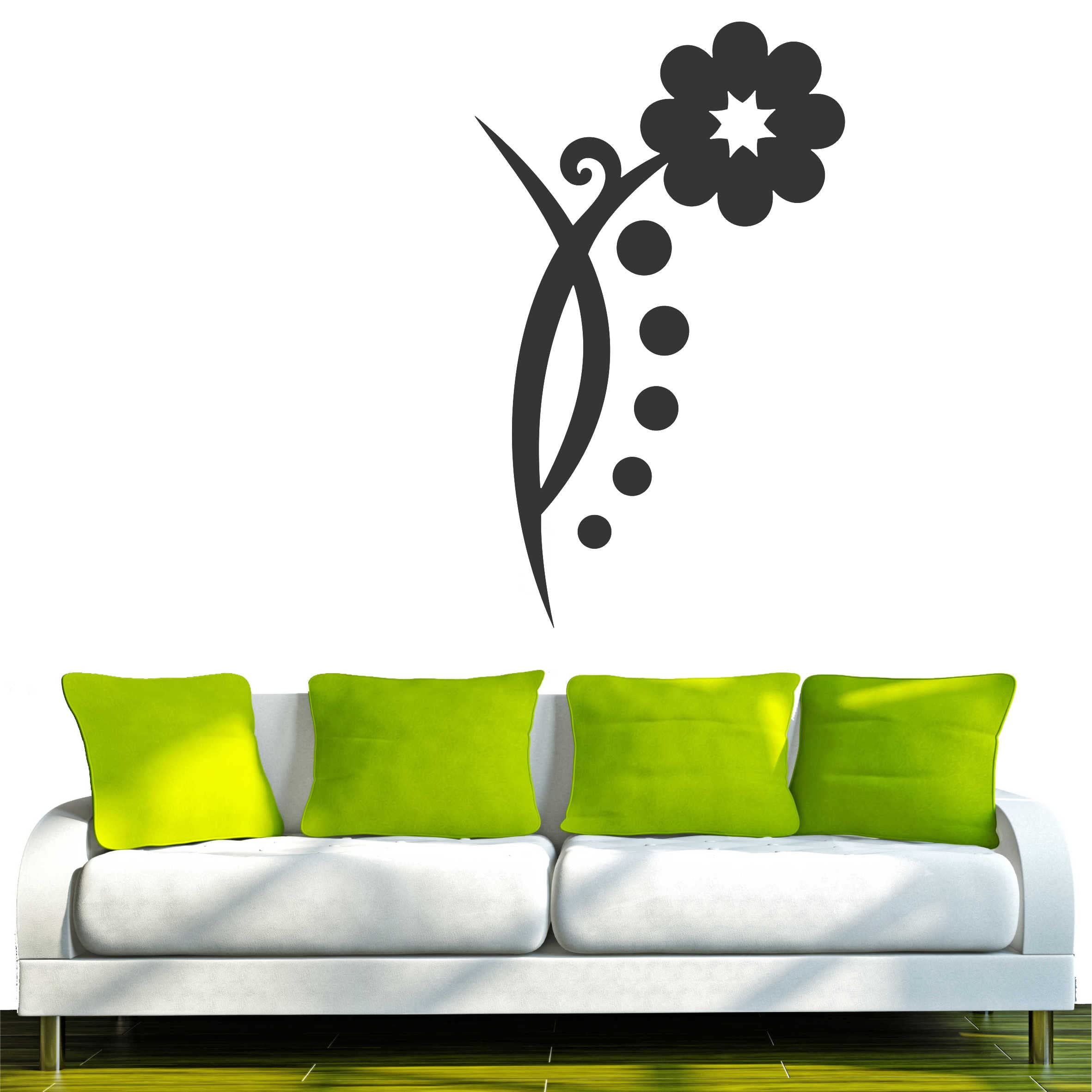 Indigos Wall Decal, Vinyl, Black, 60 x 10 x 10 cm