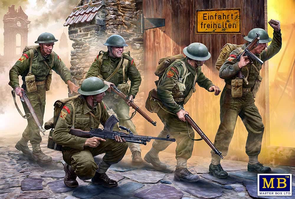 Masterbox 1:35 - WWII British Infantry, Western Europe