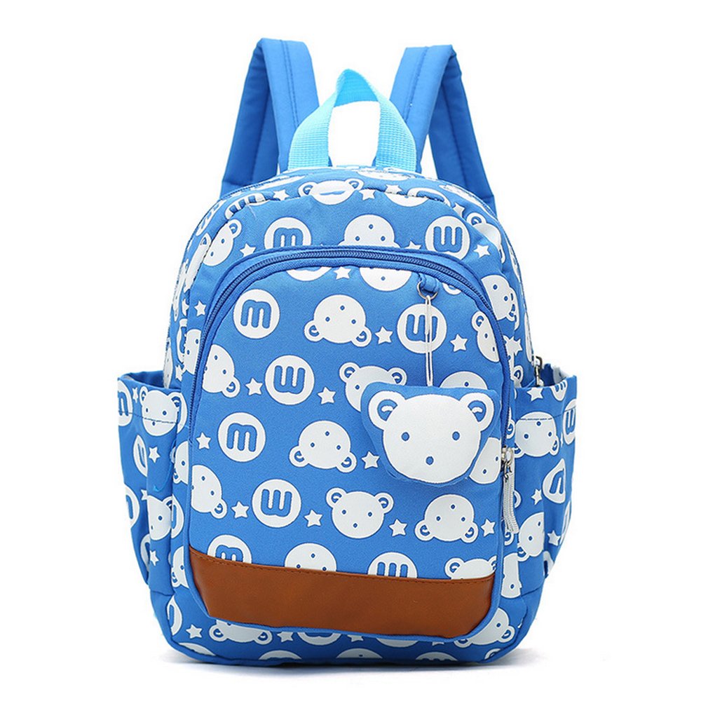 FRISTONE Mochila Infantil Bolsa de escuela PequeñA Bebes Guarderia Bolsa Azul