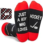 HAPPYPOP Gaming Gifts Teen Boys - Baseball Hockey Football Basketball Gaming Socks for Men
