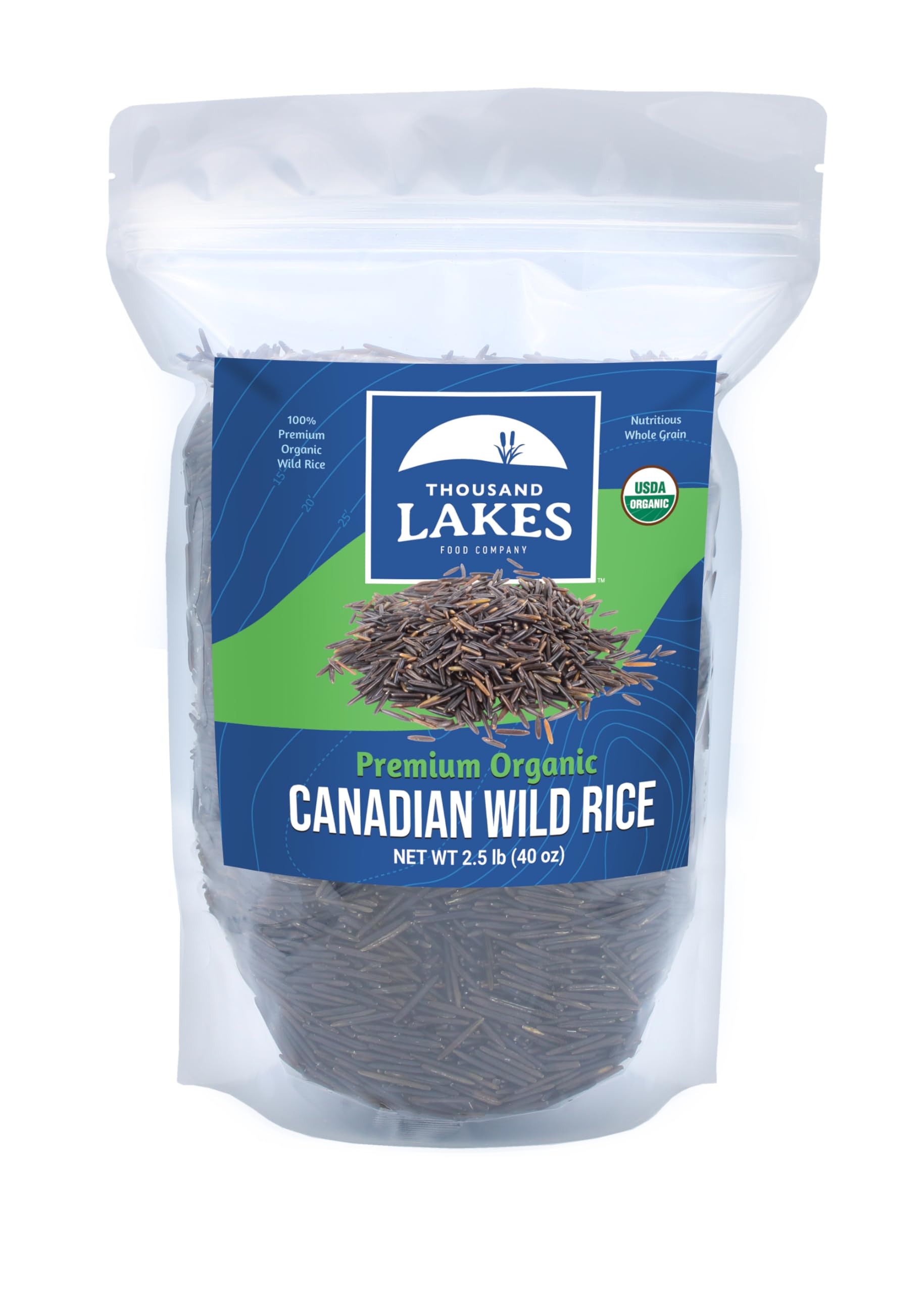 Thousand Lakes Organic Canadian Wild Rice - Premium