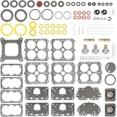 Carburetor 4150 Rebuild Kit For Holley 37-485 | For 4 BARREL,GASOLINE,DOUBLE PUMP,MODEL 4150,600,650,700,750,800,850 CFM