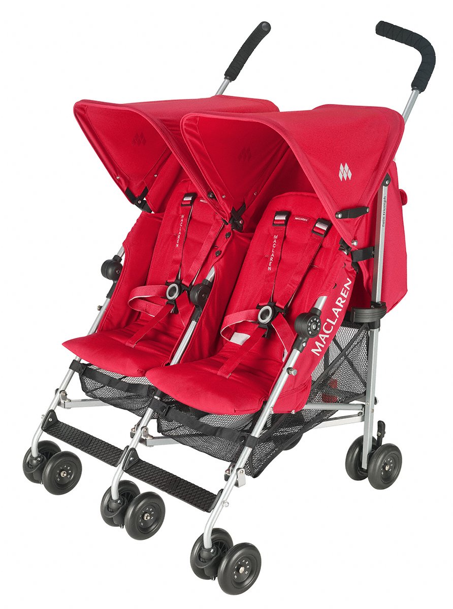 Maclaren Twin Triumph Stroller, Scarlet Amazon.co.uk Baby