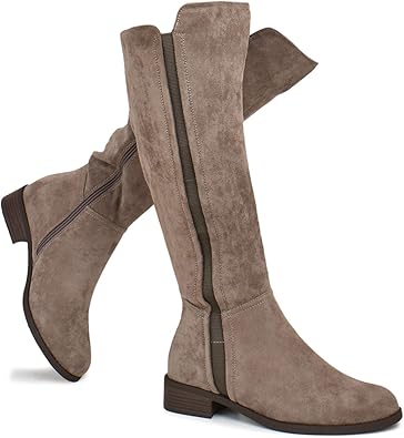 comfortable knee high boots for walking