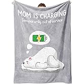 Craftique Christmas/Birthday Gifts for Mom- Soft Blanket with Funny Design- New Mom Gifts, Practical Blanket Throw for Napping Travel, 60"*50"