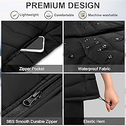 KOVNLO Womens Heated Vest, 5 in 1 Smart
