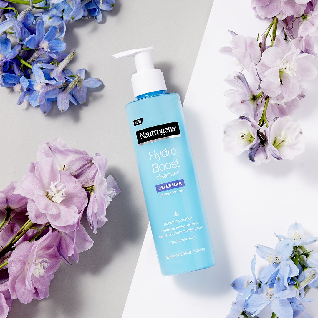 Neutrogena Hydro Boost Gelée Milk Cleanser, For Visibly Clean Skin