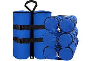 Jorohiker Canopy Weight Bags Set of 4, 1680D Heavy Duty Leg Canopy Weights Sand Bags for Pop up Canopy Tent,Instant Outdoor Sun Shelter Canopy,Patio Umbrella