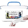 Pixiss White Modeling Foam Clay - Premium White Foam Air Dry Clay Cosplay Foam for Costumes, 1500 Gram Sculpting Clay for Crafts - Flexible Air Drying Clay Foam (White)