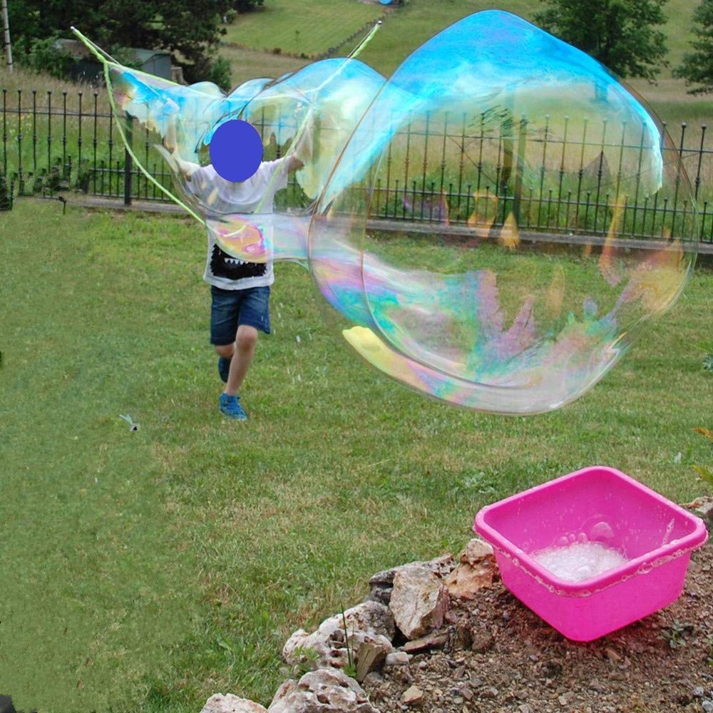 Bubble Wand Giant Bubble Wand For Kids Adult-Stainless Steel Made Telescopic Design Easy Carrying For Bubble Party Favors Summer Toy
