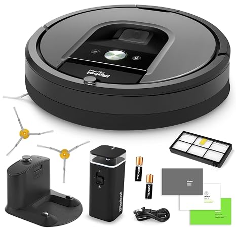 Irobot Roomba 960 Robotic Vacuum Cleaner Bundle With Accessories