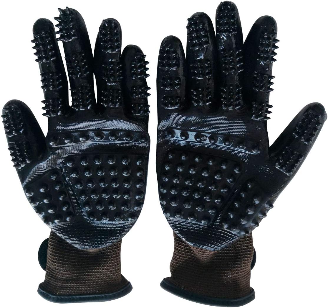 Animalon Rubber grooming glove (double pack) innovative and practical