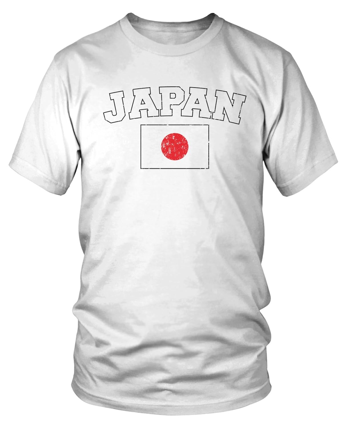 Japanese Flag Faded Flag Of Japan T Shirt 1910 Seknovelty