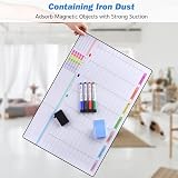 POPRUN Weekly Planner Whiteboard Calendar 60x40cm Self-Adhesive view 5