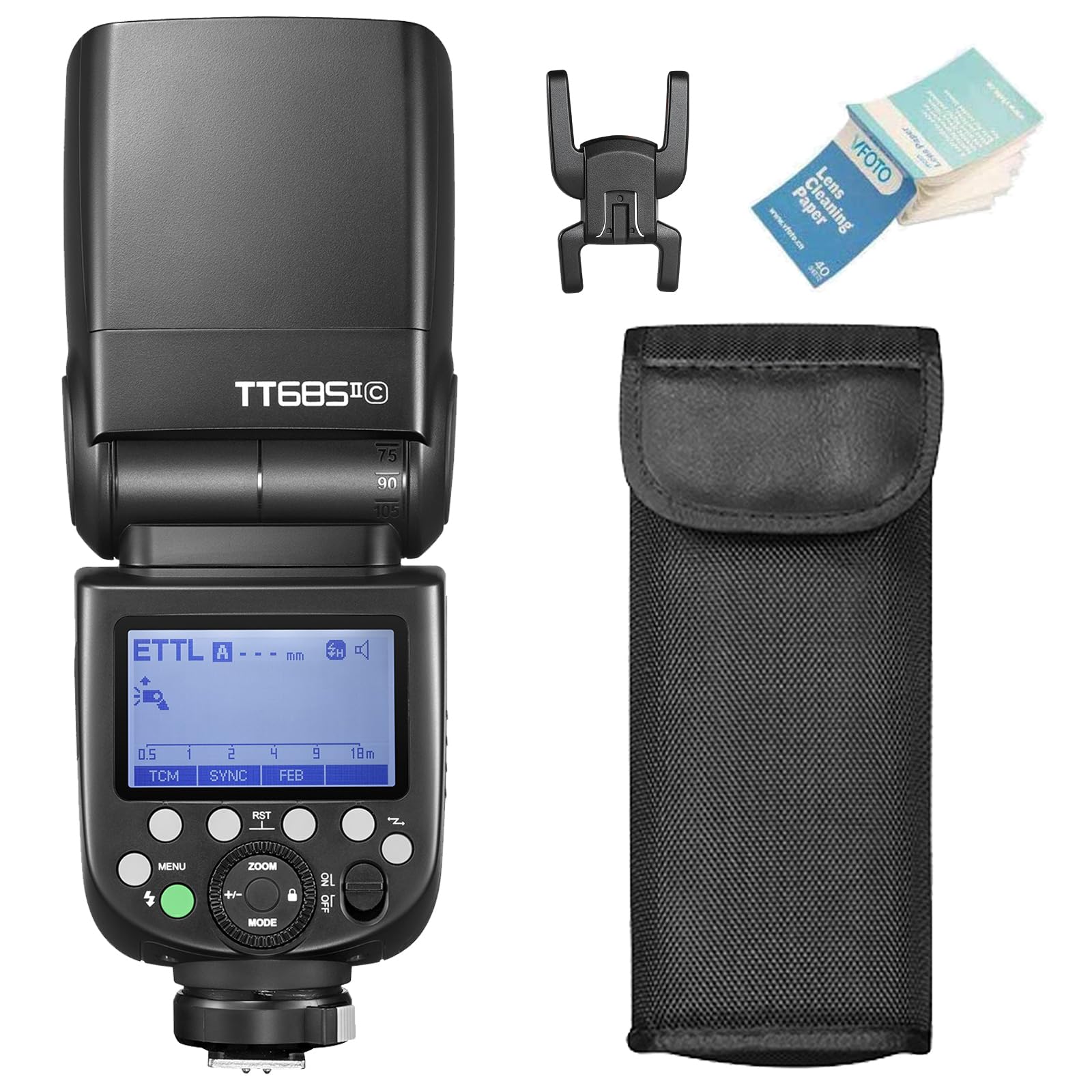 Godox TT685II-C E-TTL Flash Speedlite GN60 HSS 1/8000s 2.4G Wireless Transmission Compatible for Canon Camera EOS 5D Mark III 5D Mark II 6D 7D 60D 50D 40D 30D 650D 600D 550D 500D 450D 400D 1100D