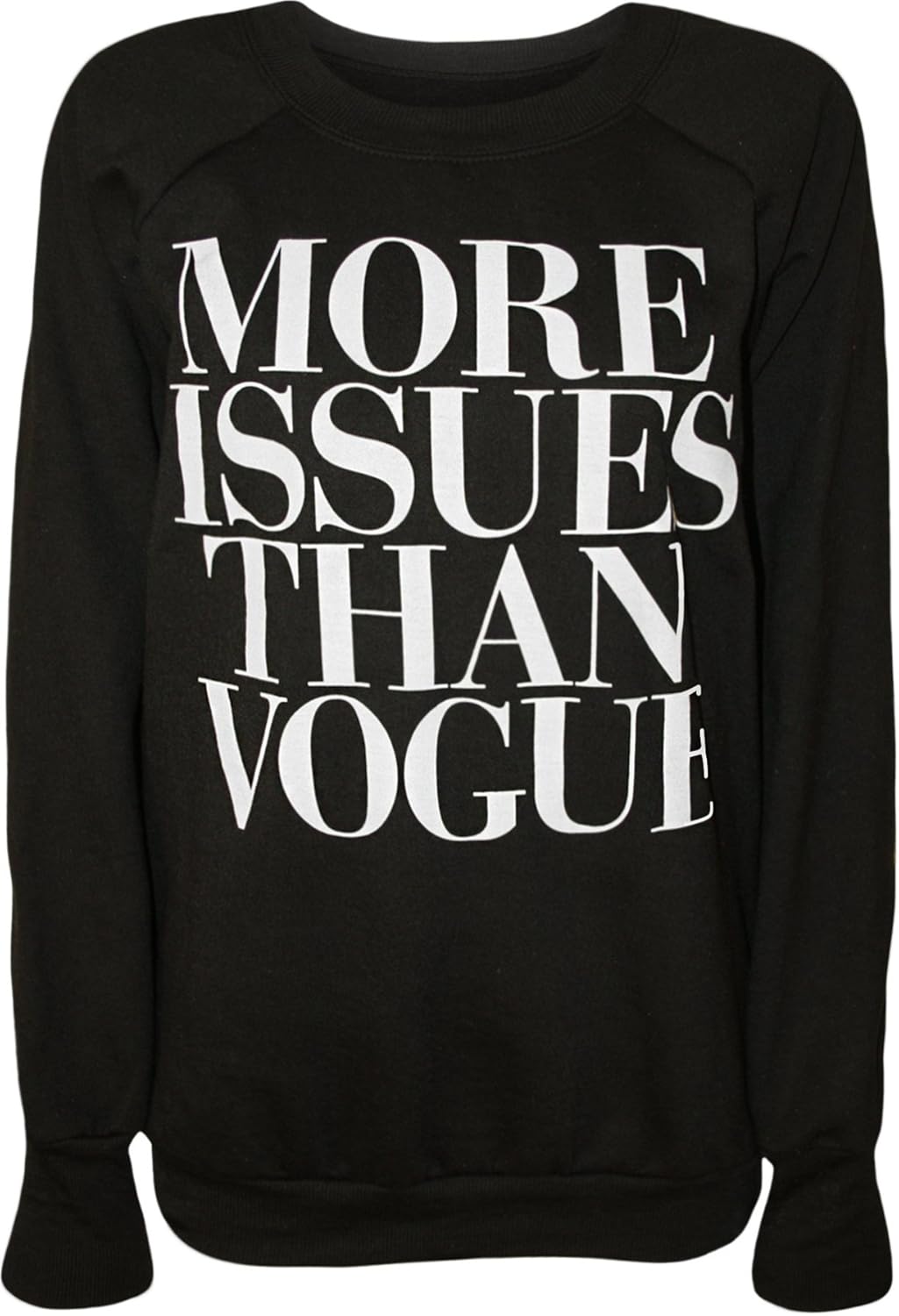black vogue sweatshirt