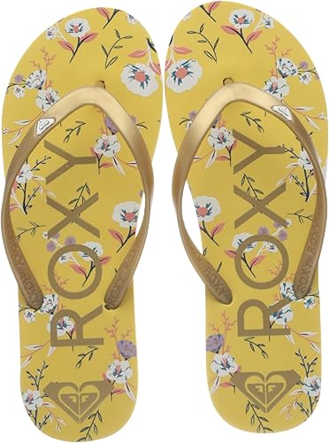 mustard yellow flip flops