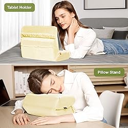 MOSISO Tablet Pillow Stand,Soft Tablet Holder for
