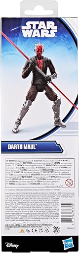 Star Wars Titan Series Darth Maul Action Figure 30 cm with Red Dual Lightsaber view 4