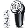Bymore Fabric Shaver, Lint Remover, Lint Shaver Defuzzer Sweater Shaver for Clothes and Furniture AC Adapter Operated Pill Fuzz Remover (Space Black)