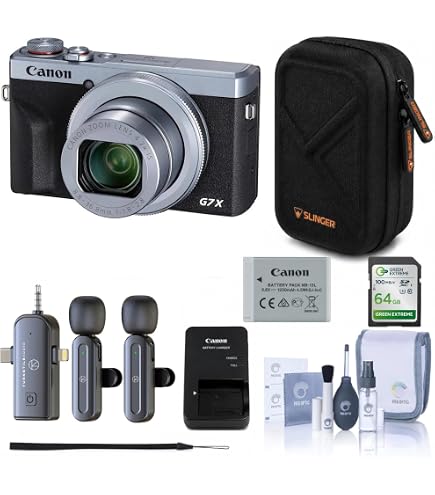 Amazon.com : Canon PowerShot G7 X Mark III Digital Camera (Black