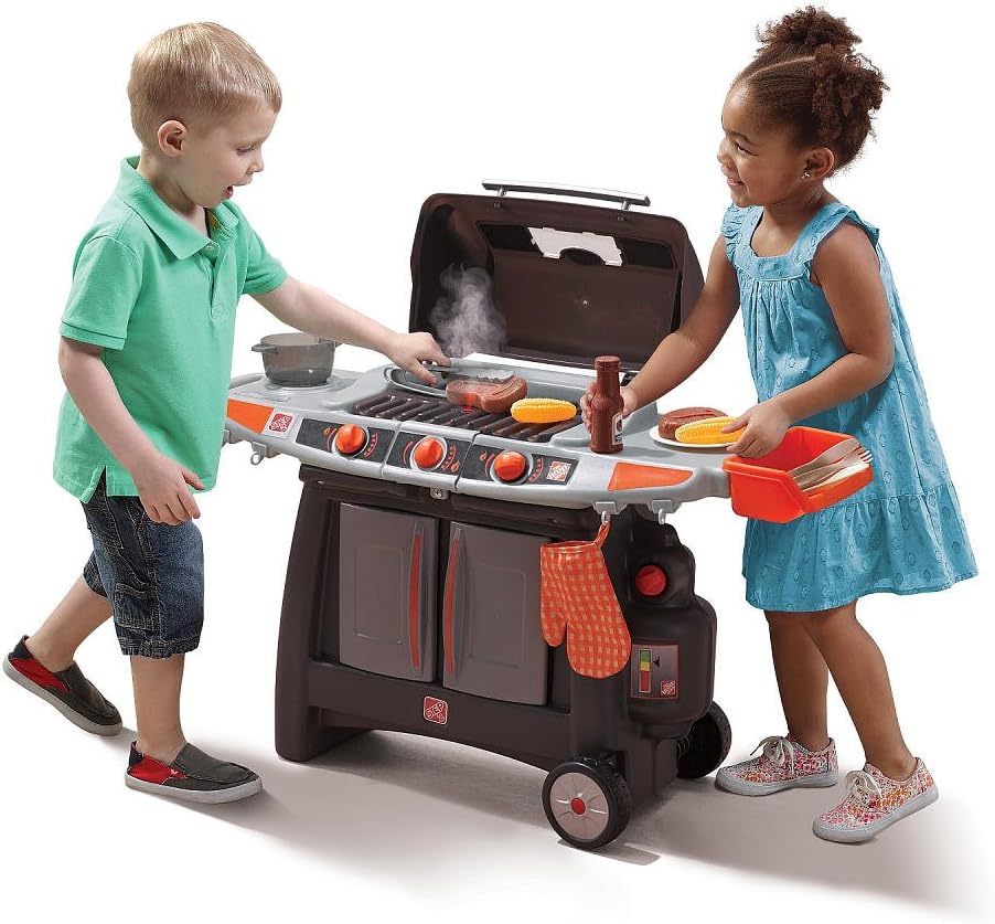 step2 sizzle & smoke toy bbq grill