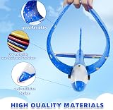 Doloowee Flying Glider Toys 3 Foam Planes Launcher Outdoor Kids 3 4 5 6 7 8 view 8