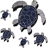 Aquatic Custom Tile Blue Sea Turtle Group Porcelain Swimming Pool Mosaic