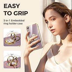 Nonional Compatible for iPhone XR Case with 2 Pack