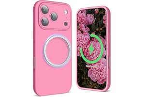 SURPHY Compatible with iPhone 17 Pro Case 6.3", Liquid Silicone Magnetic Phone Case with Camera Protection and Microfiber Lin