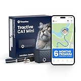Tractive Smart Cat GPS Tracker with Free 6 Month Subscription | Real-Time Location & Wellness Monitoring for Cats 6.5 lbs+ | Territory & Location History | Up to 5-Day Battery (Dark Blue)