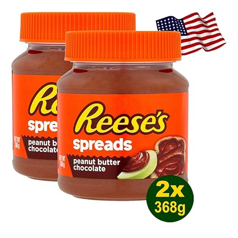 Reese's Spreads Peanut Butter Chocolate 2x 368g (736g) - aus den USA
