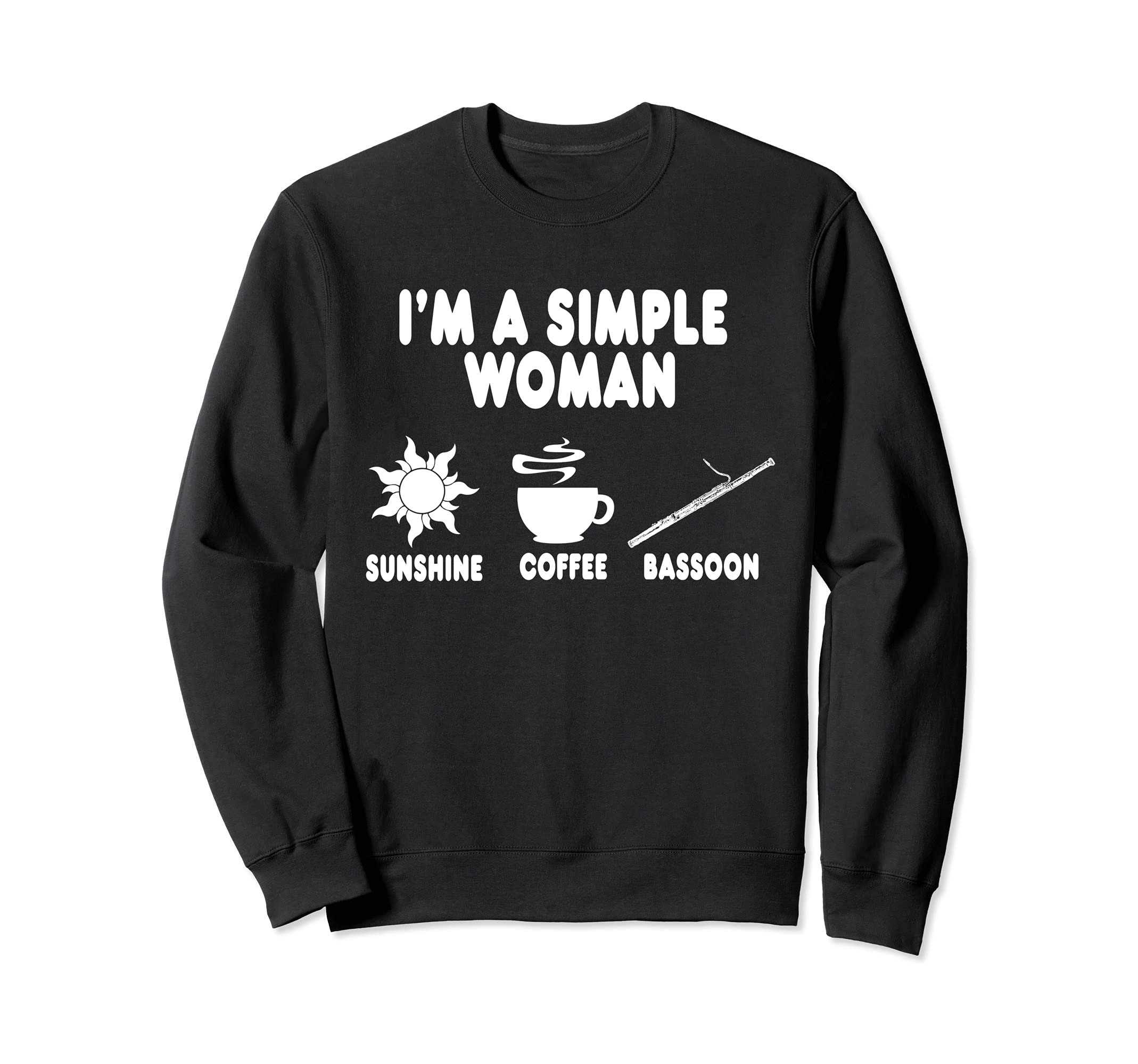 Bassoon Music Men Big Band Jazz Music Women Bassoon Sweatshirt