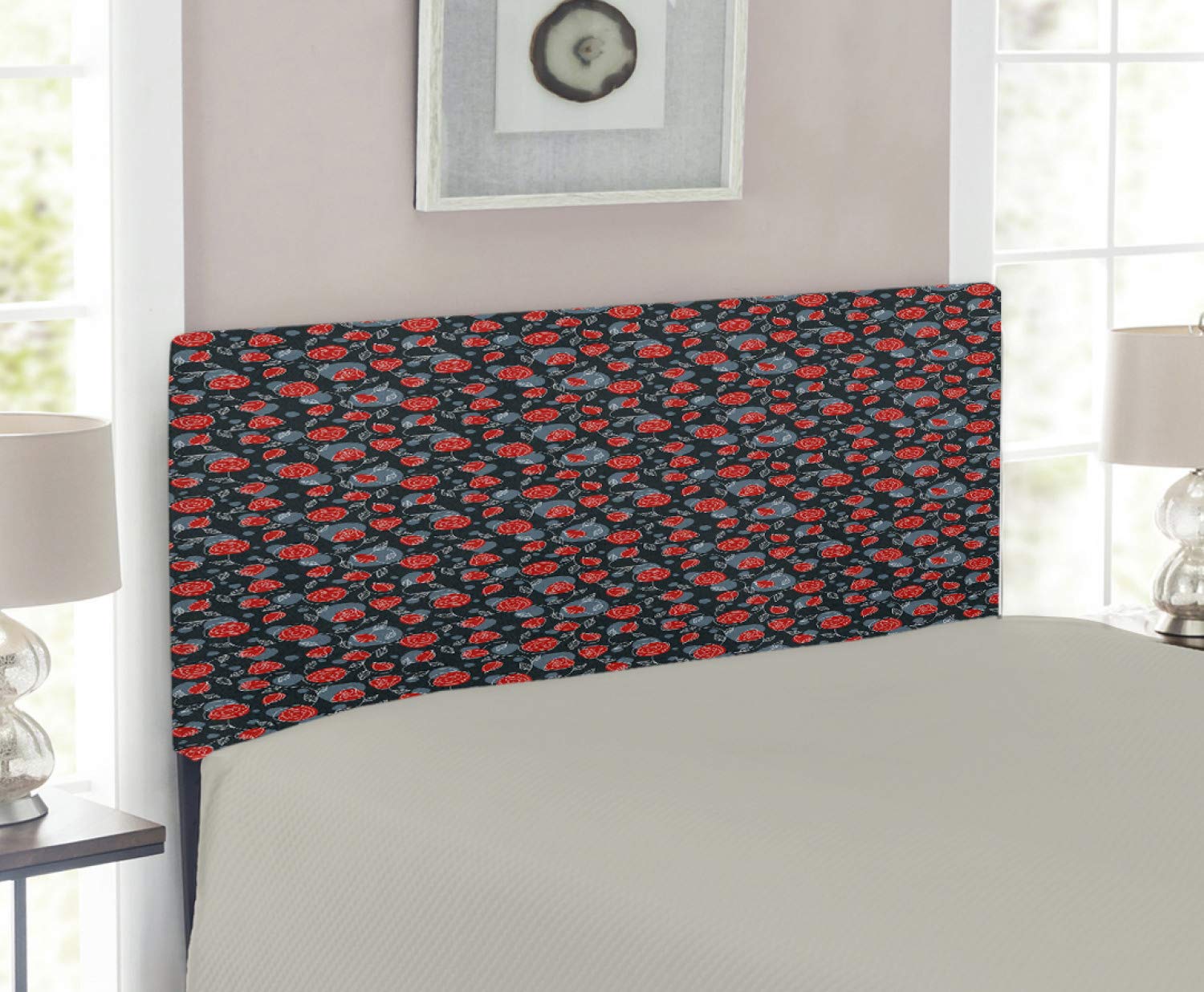 Amazon Com Lunarable Sketch Headboard For King Size Bed