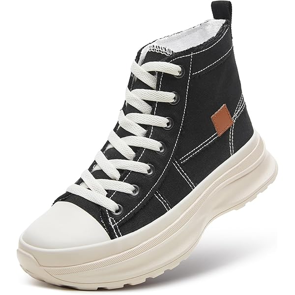 Amazon.com | ZGR Womens Low Top Platform Sneakers,White Amazon.com | ZGR Womens Low Top Platform Sneakers,White