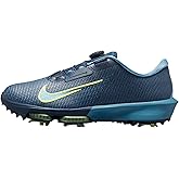 Nike Infinity Tour BOA 2 Golf Shoes (Wide) (Armory Navy/Smokey Blue/Light Lemon Twist)